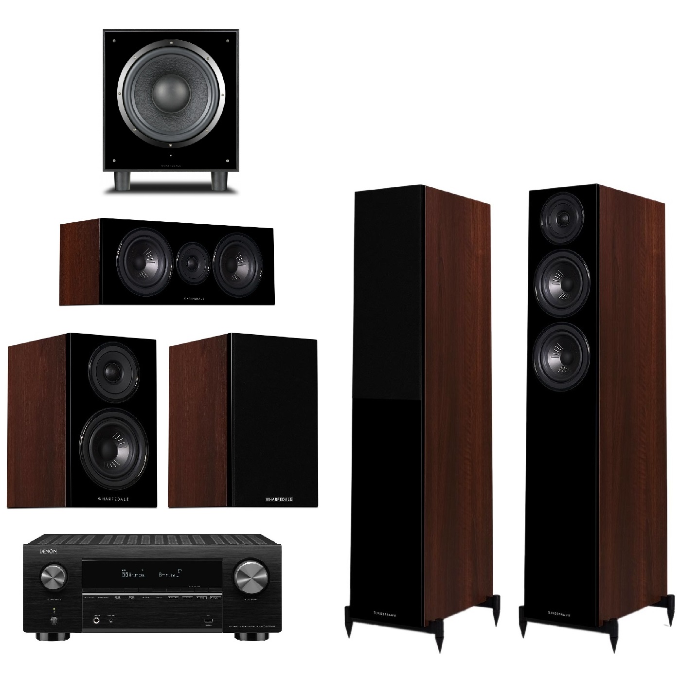 Акустика Wharfedale Diamond 5.1. Wharfedale Diamond SW-12. Wharfedale Diamond 12.1 Black.